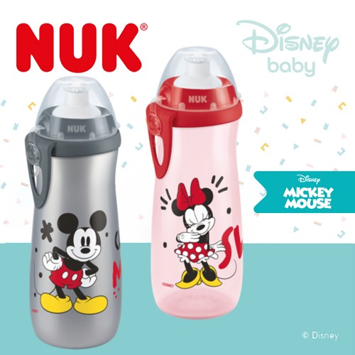 NUK шишенце некапечко "Sports Cup Disney Mickey Mouse" (36+m.)