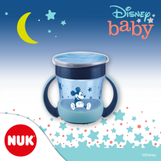 NUK Некапечка Чашка Mini Magic Cup Glow in the Dark 160ml "Disney Mickey Mouse" (6+мес.)