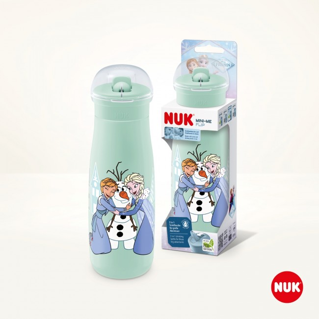 NUK Шишенце некапечко "Mini-Me Flip Disney  Frozen" 450ml (12+m.)