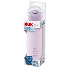 NUK Шишенце Челично некапечко "Mini-Me Flip Stainless Steel" 500ml (12+m.)