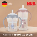 NUK Perfect Match Learner Straw Cup "Шишенце со Рачки и Некапечкo Цевче150/260ml" 8m+