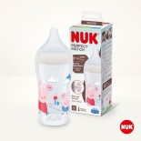 NUK Perfect Match Anti-Colic, Temperature Control Шишенце ПП силикон цуцла "Peppa Pig" 260ml, 0+м