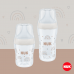 NUK Perfect Match Anti-Colic, Temperature Control Беби Шишенце СТАКЛО со силикон цуцла (120/230ml) 0+м