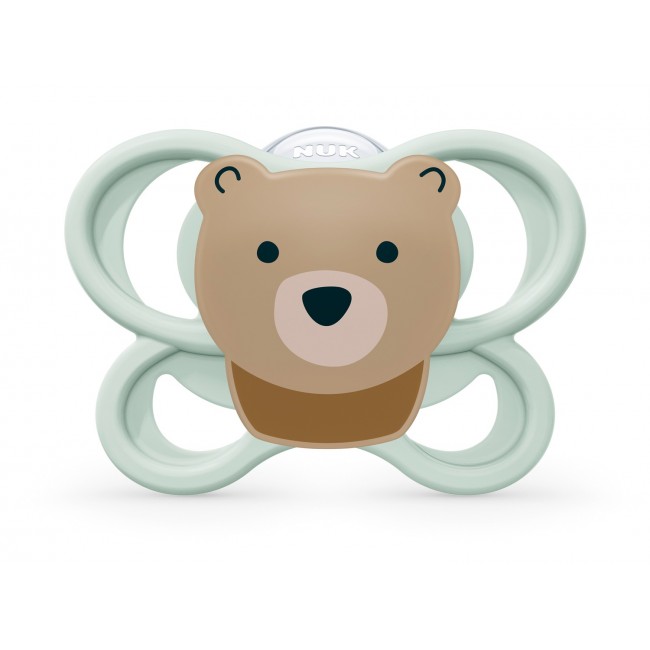 NUK Цуцла Лажалка Анатомска Силикон "AIR" (0-6m)