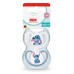 NUK Цуцла Лажалка Анатомска Силикон Perfect Match Air "STITCH" (0-18m) 2/box