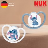NUK Цуцла Лажалка Анатомска Силикон Perfect Match Air "STITCH" (0-18m) 2/box