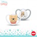 NUK Цуцла Лажалка Анатомска Силикон "Perfect Match SPACE Winnie the Pooh" (6-18m) 1/box