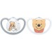 NUK Цуцла Лажалка Анатомска Силикон "Perfect Match SPACE Winnie the Pooh" (6-18m) 1/box