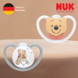 NUK Цуцла Лажалка Анатомска Силикон "Perfect Match SPACE Winnie the Pooh" (6-18m) 1/box