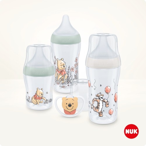 NUK Perfect Match Start Set Шишенца за бебиња "Disney Winnie The Pooh" 0+м