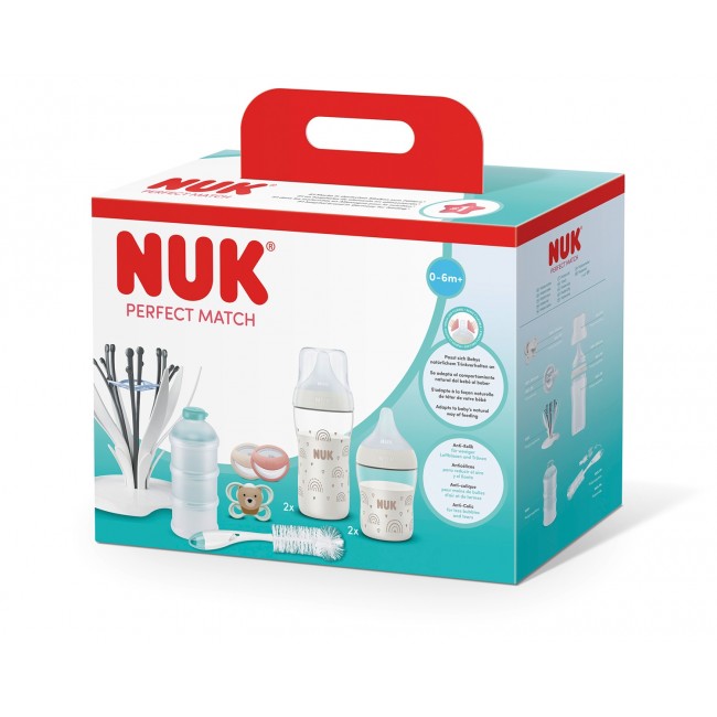 NUK Perfect Match Starter Set Basics -  Основен Сет за Бебиња (0+м)