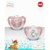 NUK Цуцла Лажалка Анатомска силикон "Disney Bambi" (0-6 и 6-18mes. 2/box)