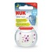 NUK Цуцла Лажалка Флуросцентна силикон "STAR Glow in the Dark" (6-18м.)