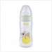 NUK First Choice+ шише ПП 300мл силикон цуцла (0-6мес.) "Night Fluo" - Temperature Control