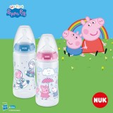 NUK First Choice+ шише ПП300мл силикон цуцла  "Peppa Pig" (6+ мес.) - Temperature Control