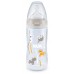 NUK First Choice+ шише ПП 300мл силикон цуцла (0-6мес.) - Temperature Control