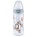 NUK First Choice+ шише ПП300мл силикон цуцла  "Winnie The Pooh" (0-6мес.) - Temperature Control