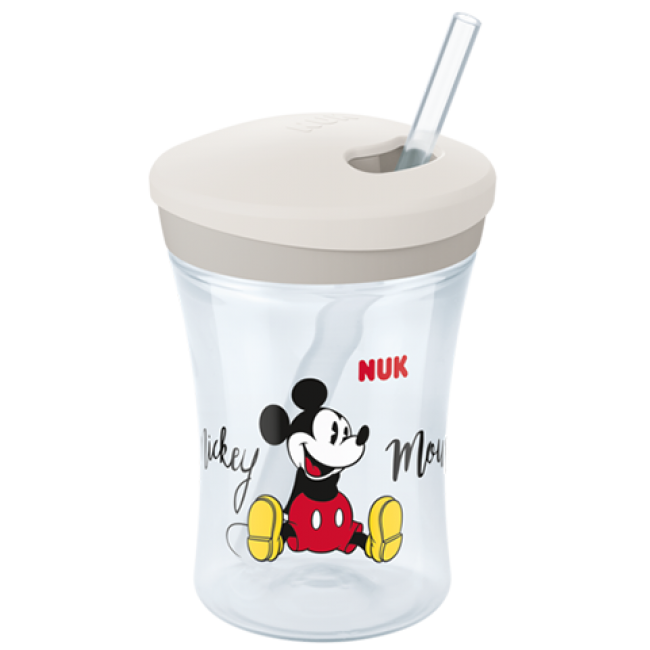 NUK Некапечка Чаша со цевка Action Cup Evolution Mickey Mouse 230мл (12+m)