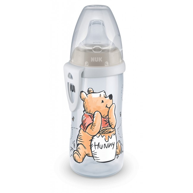 NUK Шишенце со некапечко силикон клунче "Active Cup Disney Winnie The Pooh" (12+m.)