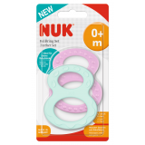 NUK Baby Глодалка Сет од 2 "Осумка"  (0+мес.)