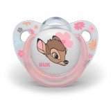 NUK Цуцла Лажалка Анатомска "Disney Bambi" пакување од 2 цуцли (0+м.)