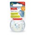 NUK Цуцла Лажалка Флуросцентна силикон  "STAR Glow In The Dark" (0-6м.)