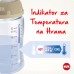 NUK For Nature Шишенцe ПП 150/300мл anatomic anti-colic цуцла (0+мес) - Temperature Control