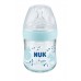 NUK Nature Sense шишенцe Стакло 120/240мл anatomic anti-colic цуцла (0+мес) - Temperature Control