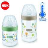 NUK For Nature Шишенцe ПП 150/300мл anatomic anti-colic цуцла (0+мес) - Temperature Control