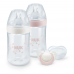 NUK Nature Sense Twin Set 2 шишенца+лажалка (0-6mes.)