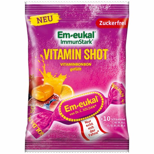 Em-Eukal тврди бонбони Vitamin Shot (10vitamini) 75г.