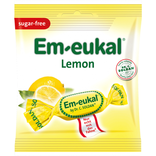 Em-Eukal тврди бонбони од Лимон без шеќер 50г.