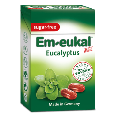 Em-Eukal тврди бонбони Класик Еукалиптус-Ментол без шеќер 40г/box