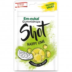 Em-Eukal gumeni bonboni Shot "Happy Lime" 65g.