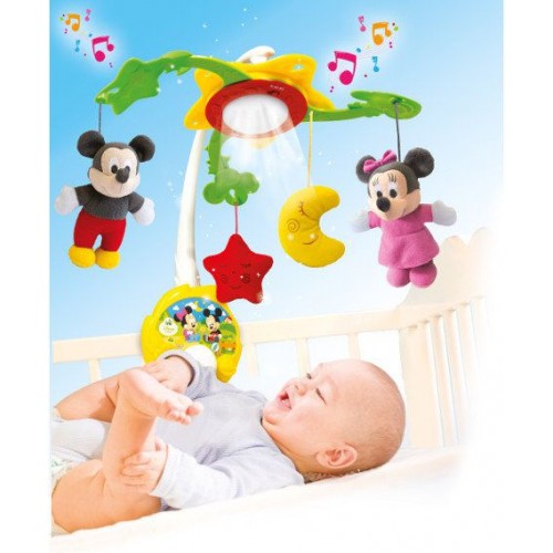 Clementoni Disney Baby Mickey Музичка Вртелешка за кревет (0+ мес.)