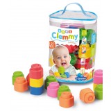 Clementoni Baby Clemmy 48 Меки Коцки во Торба (6-36мес.)