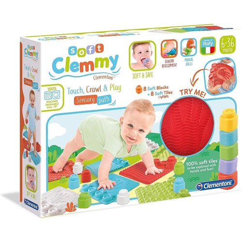 Clementoni Baby Меки Сензорни Подлоги со Меки Коцки (6-36м.)