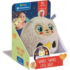 Clementoni Baby "Twinkle, Twinkle Little Sheep - Ноќна Музичка Лампа (0+)