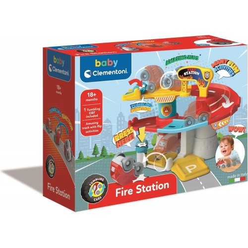Clementoni Baby Забавна Гаража "Fire Station - Пожарна" (18+мес.)