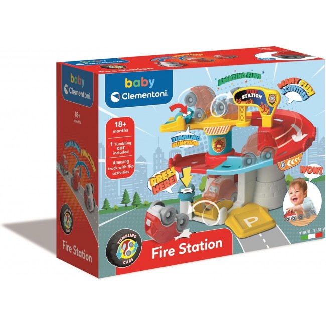 Clementoni Baby Забавна Гаража "Fire Station - Пожарна" (18+мес.)