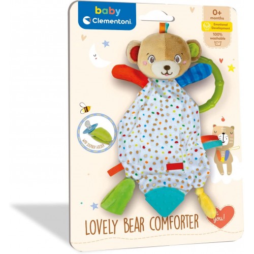 Clementoni Baby играчка ќебенце - "Lovely Bear" (0+ mes.)