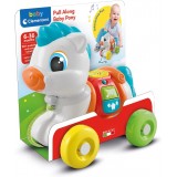 Clementoni Baby Интерактивно Коњче "Pull Along Baby Pony" (06-36 mes.)