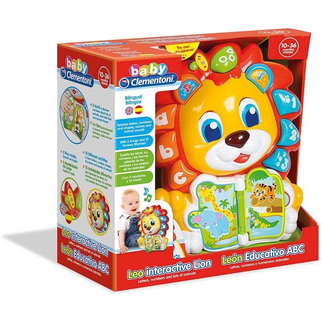 Clementoni Clemmy Baby "Интерактивен Лав- ABC Leo" (10-36 мес.)