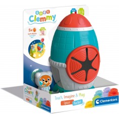 Clementoni Baby Clemmy Сензорна Ракета со Коцки "Sensory Rocket"(6m+)