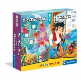 Clementoni Друштвени Игри "Тic Tac Toe и Бесилка"(6-99год.)