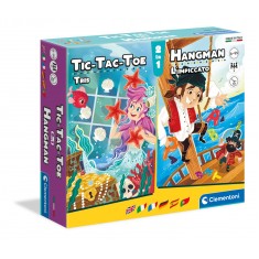 Clementoni Друштвени Игри "Тic Tac Toe и Бесилка"(6-99год.)