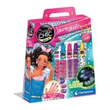 Clementoni Crazy Chic Сет Нокти Флуросцентни "Nails Glow in the Dark"(6г+)