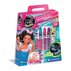 Clementoni Crazy Chic Сет Нокти Флуросцентни "Nails Glow in the Dark"(6г+)