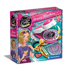 Clementoni Crazy Chic Машина за украсување со Нитни "Strass Machine" (7г+)  