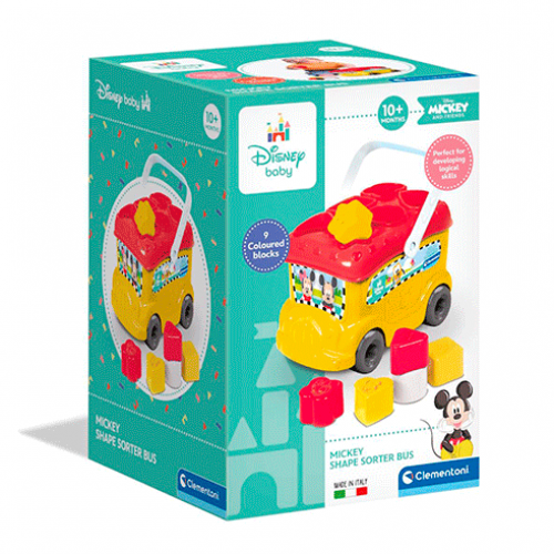 Clementoni Disney Baby "Mickey Shape Sorter Bus" 10m+